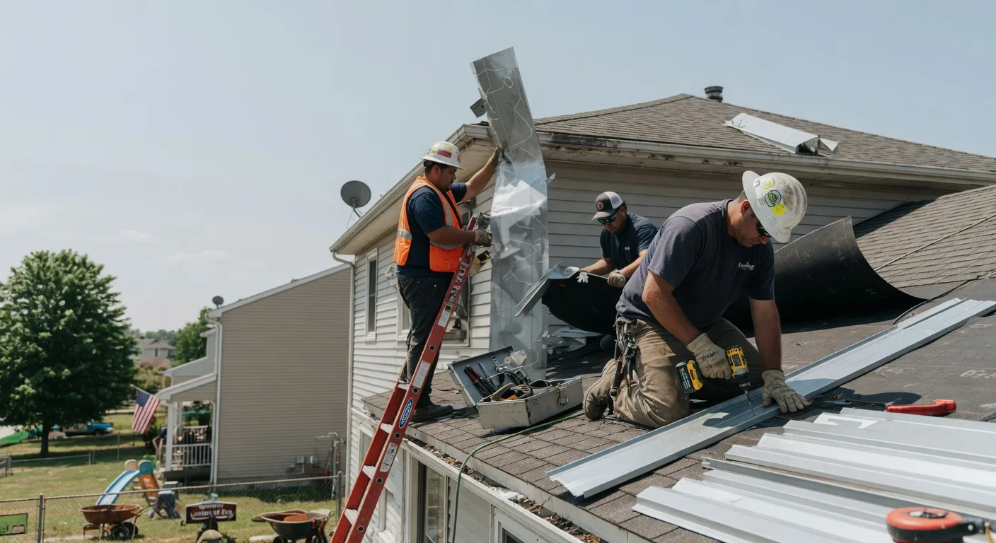 Storm Damage Metal Roof Repair in Jackson Springs, NC